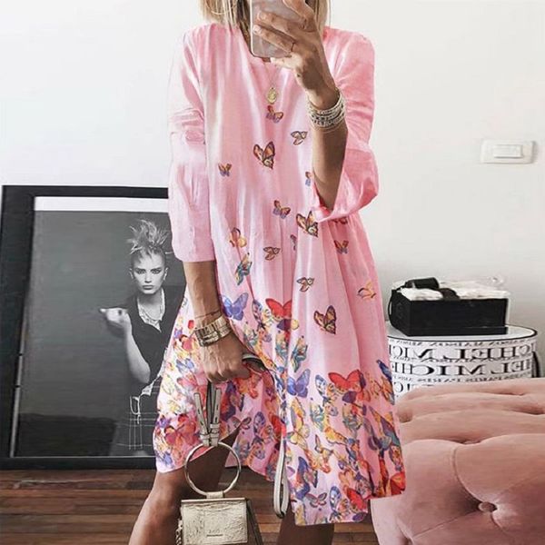 butterfly printed cute women loose dress summer thin linen knee-length dress round neck plus size women clothes boho s-5xl, Black;gray
butterfly printed cute women loose dress summer thin linen knee-length dress round neck plus size women clothes boho s-5xl, Black;gray
