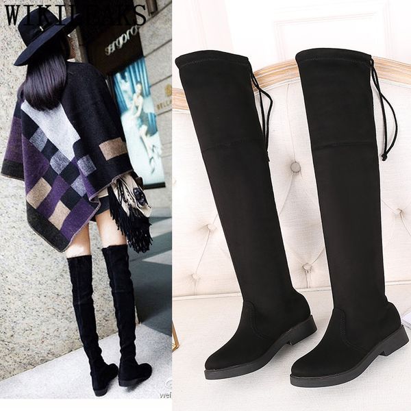 winter shoes women thigh high boots knee high boots thick heel women shoes 2019 fetish heels luxury buty, Black
winter shoes women thigh high boots knee high boots thick heel women shoes 2019 fetish heels luxury buty, Black