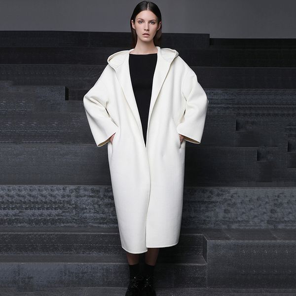 2019 autumn new coat women wool jacket long female hooded loose wool coat yellow solid simple overcoat an347, Black
2019 autumn new coat women wool jacket long female hooded loose wool coat yellow solid simple overcoat an347, Black