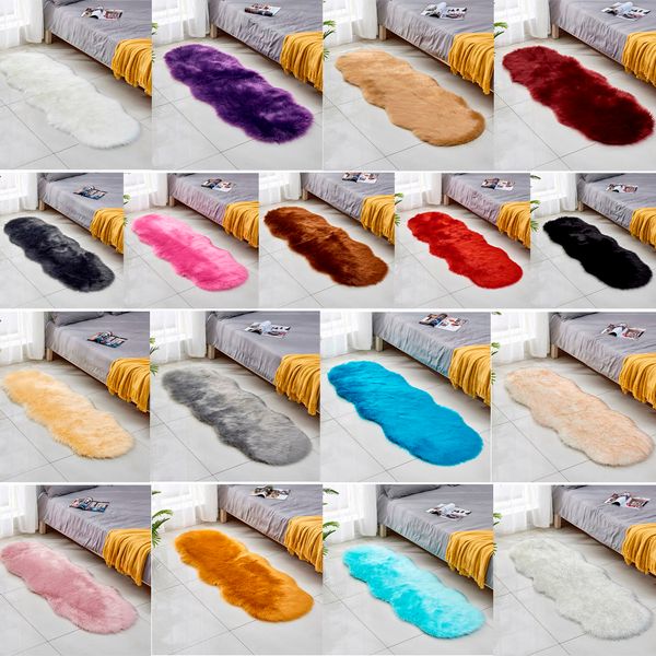 60*180cm oval fur faux artificial sheepskin carpet washable seat pad fluffy rugs hairy wool soft warm carpets for living room
60*180cm oval fur faux artificial sheepskin carpet washable seat pad fluffy rugs hairy wool soft warm carpets for living room
