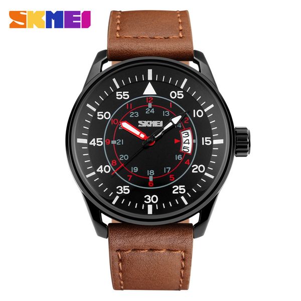 men quartz watches 50m waterproof genuine leather wristwatches man relogio masculino fashion casual watch 9113, Slivery;brown
men quartz watches 50m waterproof genuine leather wristwatches man relogio masculino fashion casual watch 9113, Slivery;brown