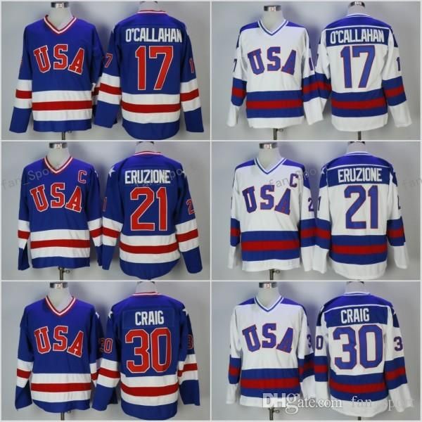 1980 usa hockey jersey 30 jim craig 21 mike eruzione jersey 17 jack o'callahan team usa miracle on alternate year jerseys, Black;red
1980 usa hockey jersey 30 jim craig 21 mike eruzione jersey 17 jack o'callahan team usa miracle on alternate year jerseys, Black;red