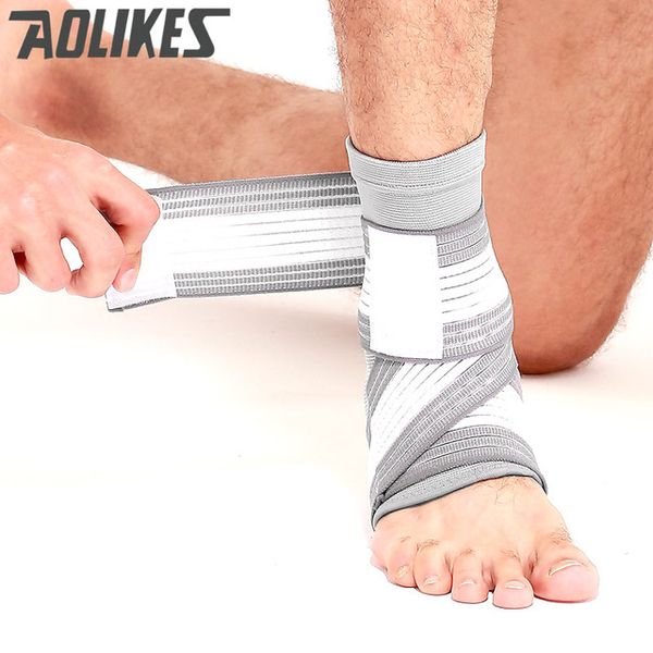 aolikes sports ankle strain wraps bandages elastic ankle support brace protector for fitness running compression straps, Blue;black
aolikes sports ankle strain wraps bandages elastic ankle support brace protector for fitness running compression straps, Blue;black