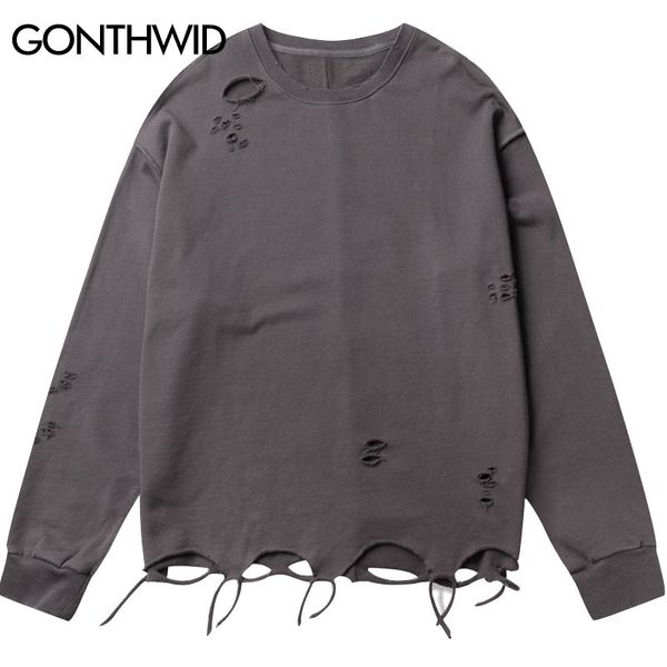 gonthwid distressed ripped destroyed oversized hoodies mens hipster hip hop holes swag streetwear sweatshirts casual hoodie, Black
gonthwid distressed ripped destroyed oversized hoodies mens hipster hip hop holes swag streetwear sweatshirts casual hoodie, Black