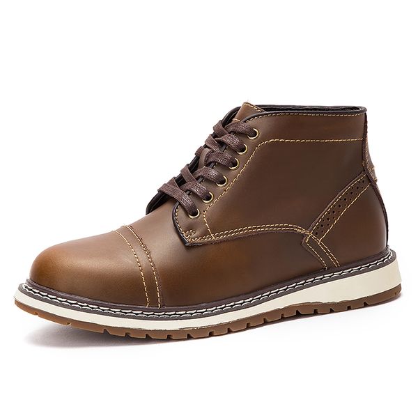 2019 men ankle boots fashion vintage men boots winter autumn shoes leather men ankle shoes comfortable footwear, Black
2019 men ankle boots fashion vintage men boots winter autumn shoes leather men ankle shoes comfortable footwear, Black