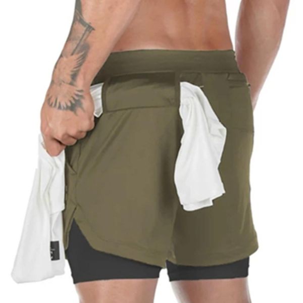 summer men 's 2 in 1 shorts casual outdoor loose short pants male running training fitness shorts pockets fashion pants m-2xl, White;black
summer men 's 2 in 1 shorts casual outdoor loose short pants male running training fitness shorts pockets fashion pants m-2xl, White;black