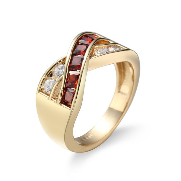 luckyshine 6 pcs red zircon crystal jewelry rings gems rings gold plated wedding family friend holiday gift rings new, Golden;silver
luckyshine 6 pcs red zircon crystal jewelry rings gems rings gold plated wedding family friend holiday gift rings new, Golden;silver