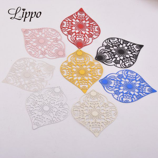 30pcs ab5446 40*54mm filigree hollow flower earring pendant big leaf diy jewelry findings accessories, Bronze;silver
30pcs ab5446 40*54mm filigree hollow flower earring pendant big leaf diy jewelry findings accessories, Bronze;silver