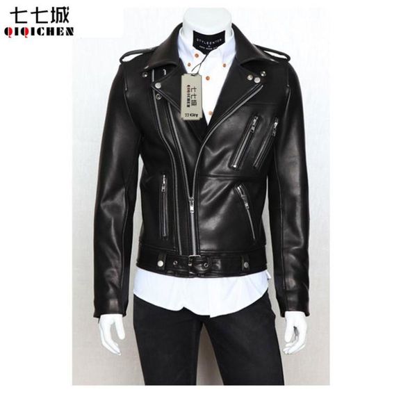 men's leather & faux 2021 arrival brand motorcycle jackets jacket jaqueta de couro masculina mens coats, Black
men's leather & faux 2021 arrival brand motorcycle jackets jacket jaqueta de couro masculina mens coats, Black