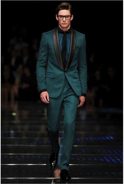 fashion dark green men suits black shawl lapel blazer custom made 2pieces(jacket+pant) wedding prom tuxedos slim groomsman suits, White;black
fashion dark green men suits black shawl lapel blazer custom made 2pieces(jacket+pant) wedding prom tuxedos slim groomsman suits, White;black