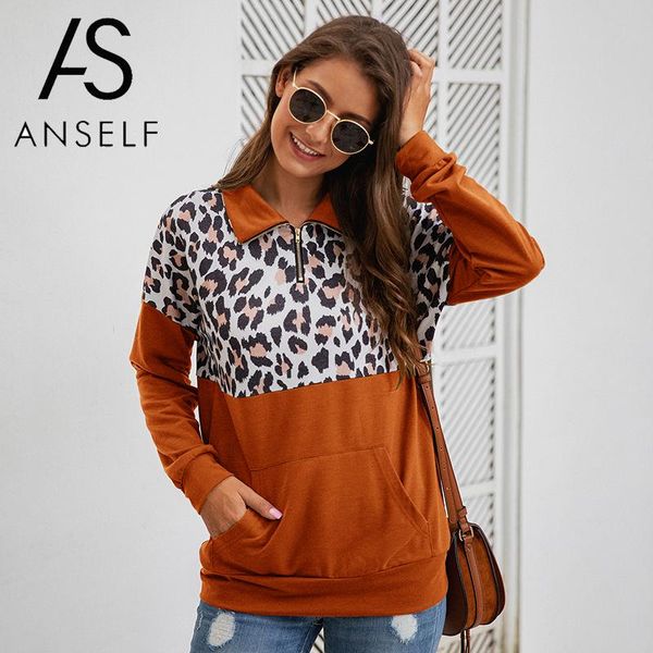 women sweatshirt color block leopard print splicing sweatshirt women turn down collar zipper dropped shoulder loose street wear, Black
women sweatshirt color block leopard print splicing sweatshirt women turn down collar zipper dropped shoulder loose street wear, Black