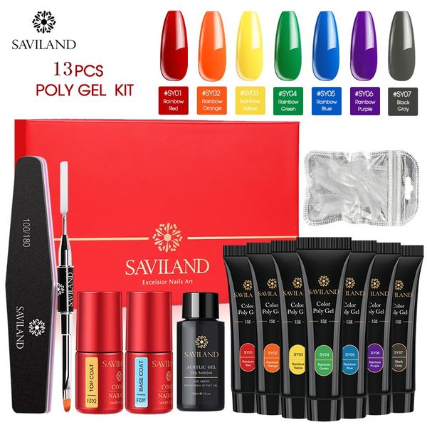 saviland color kit builder gel fast nail extension hard qiuck dry for manicure set finger extension brush nail art kit
saviland color kit builder gel fast nail extension hard qiuck dry for manicure set finger extension brush nail art kit