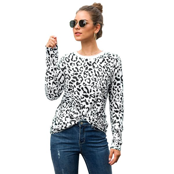 women blouses leopard print long sleeve cowl neck casual sweatshirt pullover workout tunic t shirts fashion autumn winter, White
women blouses leopard print long sleeve cowl neck casual sweatshirt pullover workout tunic t shirts fashion autumn winter, White