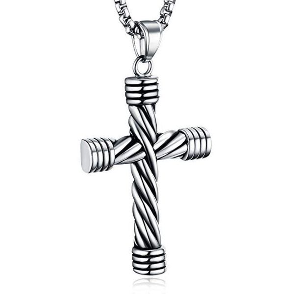 gold color stainless steel cross pendant necklaces men hip hop fashion vintage necklace male jewelry gifts, Silver
gold color stainless steel cross pendant necklaces men hip hop fashion vintage necklace male jewelry gifts, Silver