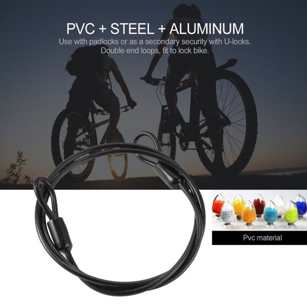 cable steel wire rope 100cm/39'' for outdoor sports bike lock bicycle cycling scooter guard security luggage safety
cable steel wire rope 100cm/39'' for outdoor sports bike lock bicycle cycling scooter guard security luggage safety