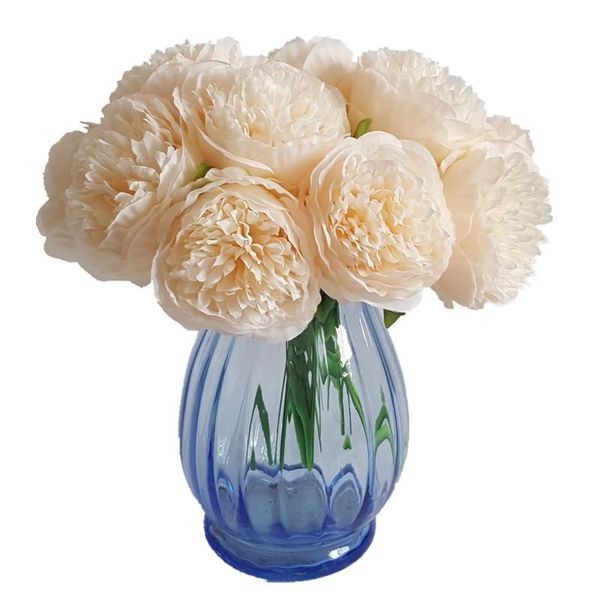 5 heads 1 bunch european artificial flower fake peony bridal bouquet christmas wedding party home decorative silk peony flower
5 heads 1 bunch european artificial flower fake peony bridal bouquet christmas wedding party home decorative silk peony flower