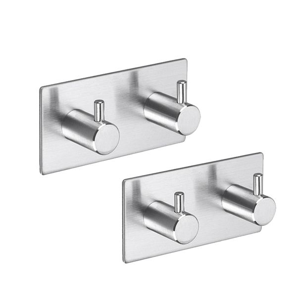2pcs multi-purpose hooks wall adhesive sticker crochet key hangers 304 grade stainless steel kitchen door bathroom home suck
2pcs multi-purpose hooks wall adhesive sticker crochet key hangers 304 grade stainless steel kitchen door bathroom home suck