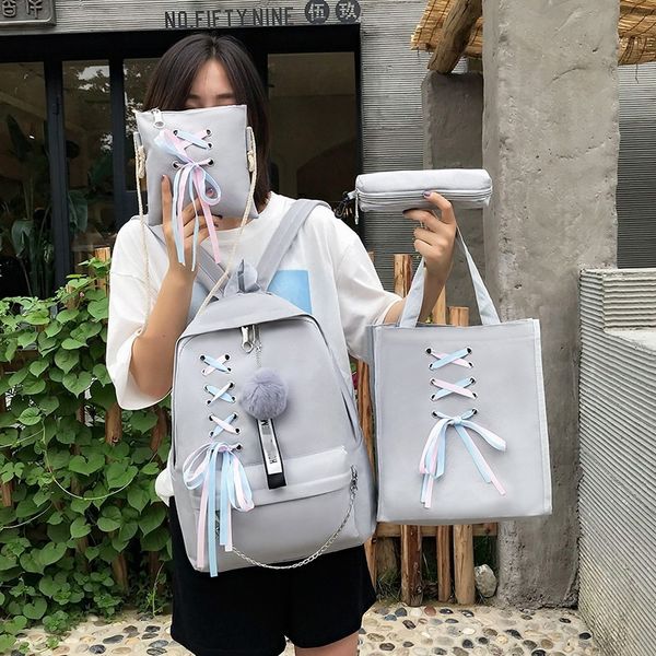 2020 new korean backpack women's casual bowknot large capacity backpack student ladies bag
2020 new korean backpack women's casual bowknot large capacity backpack student ladies bag