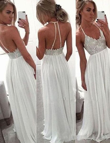 2019 Halter A Line Floor Length Backless Chiffon Simple Classic Crystal Beaded Wedding Gown Beach Wedding Dresses Custom Made Cheap
2019 Halter A Line Floor Length Backless Chiffon Simple Classic Crystal Beaded Wedding Gown Beach Wedding Dresses Custom Made Cheap