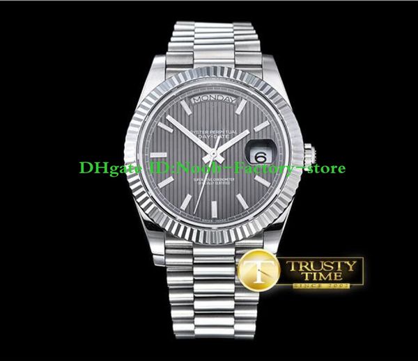 Super factory v2 ver ion 2813 movement ba el world 2016 new launched 40mm daydate ref 228206 grey tk flut tainle teel trap men watch
Super factory v2 ver ion 2813 movement ba el world 2016 new launched 40mm daydate ref 228206 grey tk flut tainle teel trap men watch