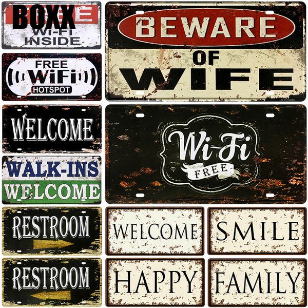 wifi number car metal license plate plaque metal vintage tin sign metal signs vintage bar decoration poster pub pin up
wifi number car metal license plate plaque metal vintage tin sign metal signs vintage bar decoration poster pub pin up