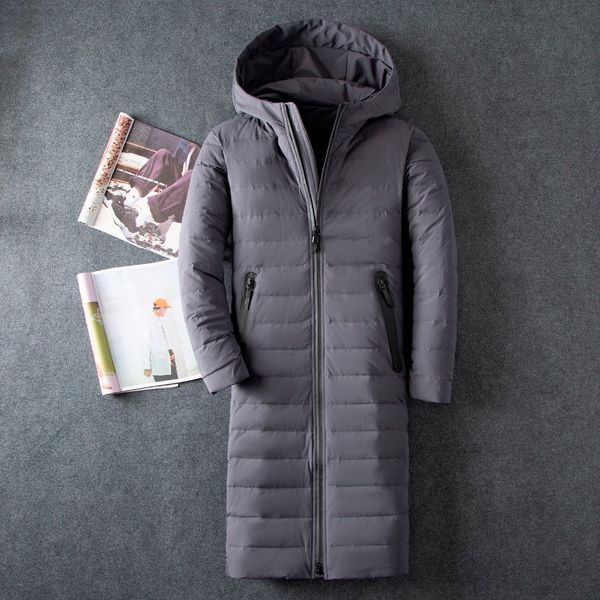 business casual men men down jacket solid color thick white duck down coat filled large size winter clothing, Black
business casual men men down jacket solid color thick white duck down coat filled large size winter clothing, Black