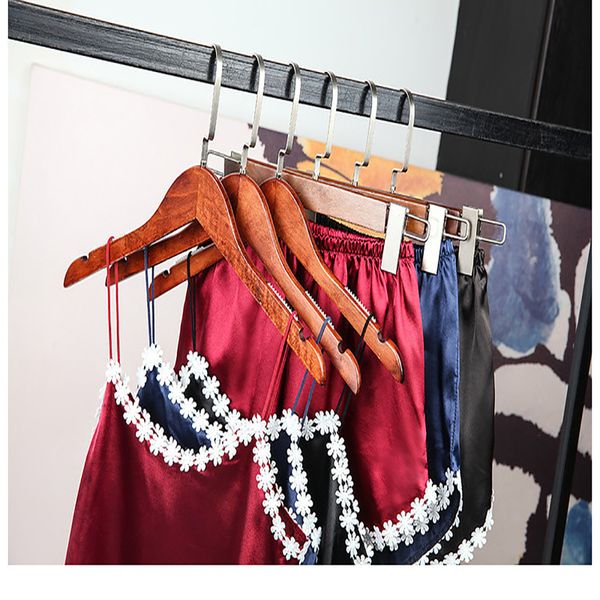 2019 spring european and american fashion new pajamas suit shirt shorts two-piece silk texture home service, Blue;gray
2019 spring european and american fashion new pajamas suit shirt shorts two-piece silk texture home service, Blue;gray