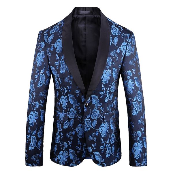 2019 brand new one button blazer jacket jacquard bronzing floral blazer men party stage singer costume homme blazers para hombre, White;black
2019 brand new one button blazer jacket jacquard bronzing floral blazer men party stage singer costume homme blazers para hombre, White;black
