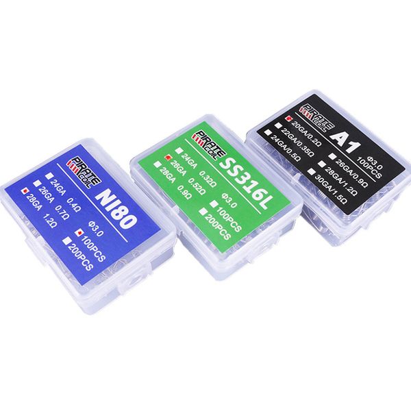 vape finished heating wire ss316L NI80 A1 material diy grade resistance wire machine-wound monofilament suitable for RDA RDTA 100pcs / box
vape finished heating wire ss316L NI80 A1 material diy grade resistance wire machine-wound monofilament suitable for RDA RDTA 100pcs / box