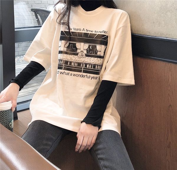 short sleeve women's ins fashion women's super-a 2020 summer elements retro hong kong chic girls' t-shirt, White
short sleeve women's ins fashion women's super-a 2020 summer elements retro hong kong chic girls' t-shirt, White