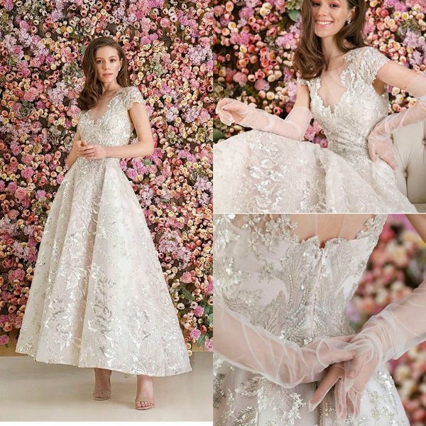 ankle length evening dresses jewel neck beads sequins lace a line prom dress 2020 tulle custom made formal party gowns short sleeves, Black;red
ankle length evening dresses jewel neck beads sequins lace a line prom dress 2020 tulle custom made formal party gowns short sleeves, Black;red