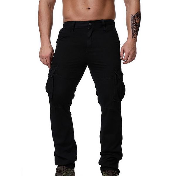 pockets hiking camping pant 2019 solid casual cargo pants men long outdoor sports trousers zipper fly tactical military pants, Black
pockets hiking camping pant 2019 solid casual cargo pants men long outdoor sports trousers zipper fly tactical military pants, Black