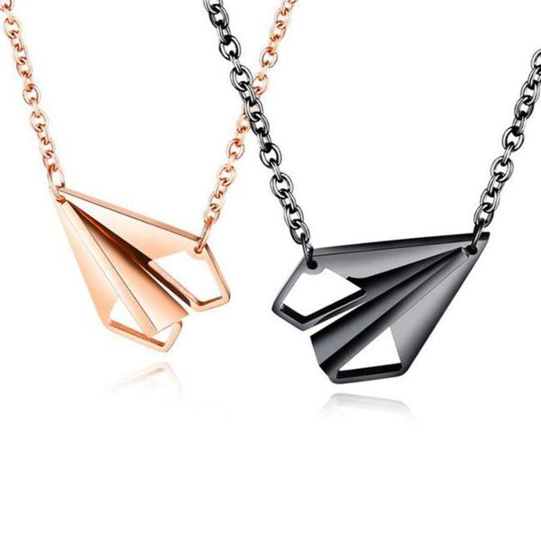 hemiston изысканный креатив paper plane титана стали ожерелье пару для любителей, Silver
hemiston изысканный креатив paper plane титана стали ожерелье пару для любителей, Silver