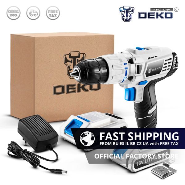 deko gcd18du3 18v impact cordless drill dc lithium battery 50n.m electric screwdriver 2 speed led mini power driver 2 battery
deko gcd18du3 18v impact cordless drill dc lithium battery 50n.m electric screwdriver 2 speed led mini power driver 2 battery