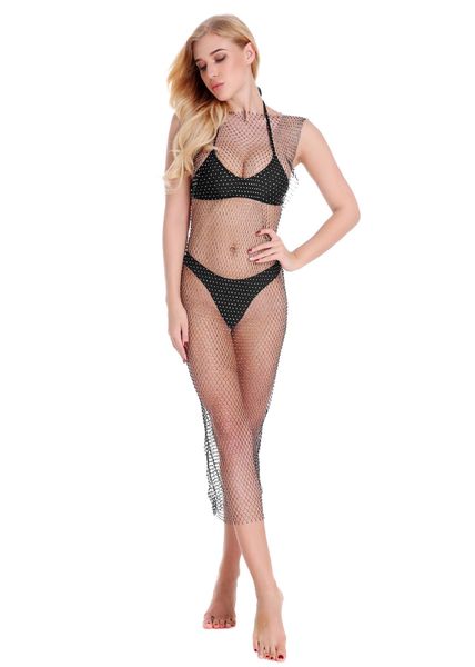 женщины sexy сетки платье конструктора женщины одежда o-образный вырез мода платье без рукавов, Black;gray 
женщины sexy сетки платье конструктора женщины одежда o-образный вырез мода платье без рукавов, Black;gray
