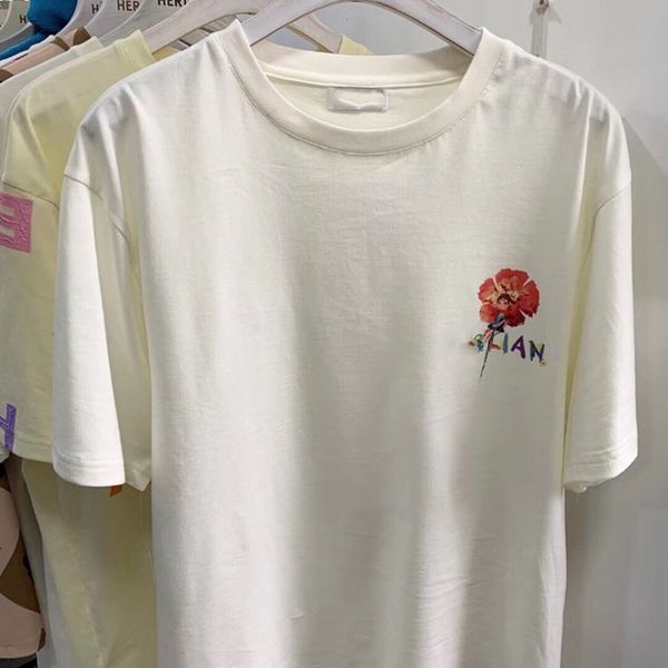 20ss luxury italy designer tide brand new summer womens mens designer t-shirt herlian casual loose floral print short-sleeved us size s-l, White
20ss luxury italy designer tide brand new summer womens mens designer t-shirt herlian casual loose floral print short-sleeved us size s-l, White