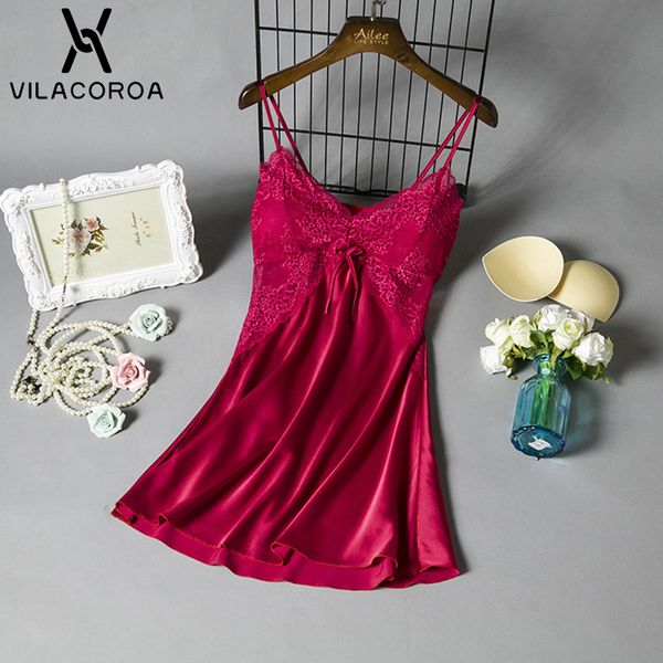 v-neck sleeveless strapless sleepwear slim a-shaped bow on chest sleepwear women lace silk backless backless night dress, Black;red
v-neck sleeveless strapless sleepwear slim a-shaped bow on chest sleepwear women lace silk backless backless night dress, Black;red