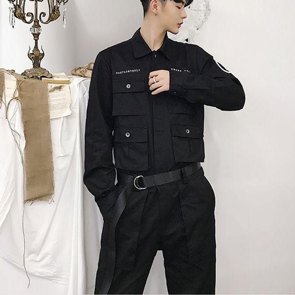 mens fall fashion punk pants overalls jumpsuit men streetwear 2018 harajuku trousers stage clothes for male singers gold pink, Black
mens fall fashion punk pants overalls jumpsuit men streetwear 2018 harajuku trousers stage clothes for male singers gold pink, Black