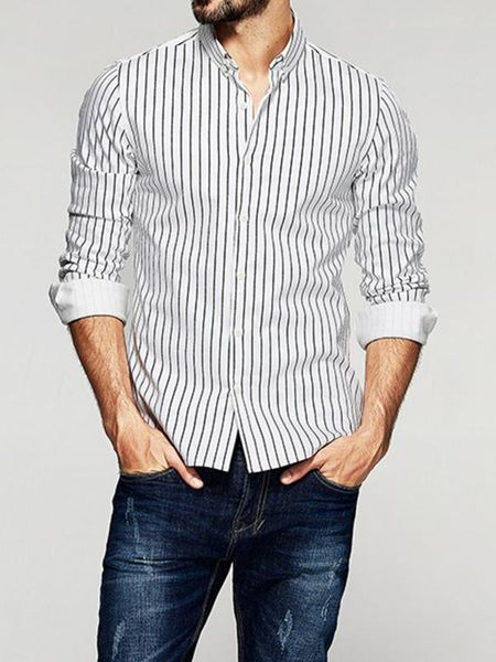 2019 5xl plus size striped casual shirts men long sleeve classic business male shirt non-iron social dress shirts man muls brand, White;black
2019 5xl plus size striped casual shirts men long sleeve classic business male shirt non-iron social dress shirts man muls brand, White;black