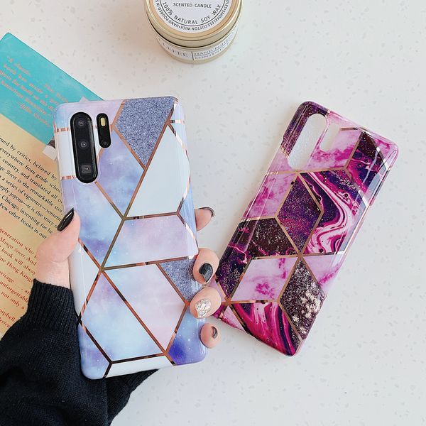 luxury soft tpu phone mosaic stone cover plated geometric marble case for huawei p40 pro p30 lite mate 20/30 nova 3e/4e
luxury soft tpu phone mosaic stone cover plated geometric marble case for huawei p40 pro p30 lite mate 20/30 nova 3e/4e