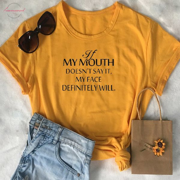 casual cute plus women summer graphic tshirt 2019 fashion if my mouth doesnt say it ,my will print tees loose tshirt, White
casual cute plus women summer graphic tshirt 2019 fashion if my mouth doesnt say it ,my will print tees loose tshirt, White