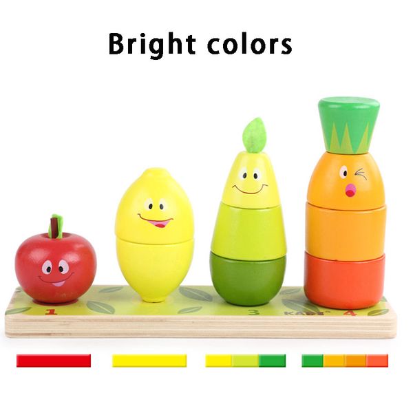 baby toys fruit pile tower stacking geometry cognition blocks wooden toys educational enlightenment children's toy
baby toys fruit pile tower stacking geometry cognition blocks wooden toys educational enlightenment children's toy