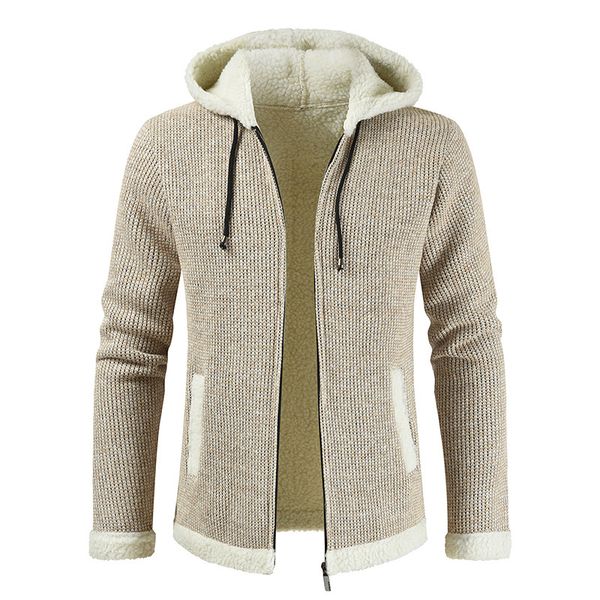 2019 winter new men's casual plus velvet padded cardigan zipper men's casual hooded sweater men coat warm ourwear 605, White;black
2019 winter new men's casual plus velvet padded cardigan zipper men's casual hooded sweater men coat warm ourwear 605, White;black