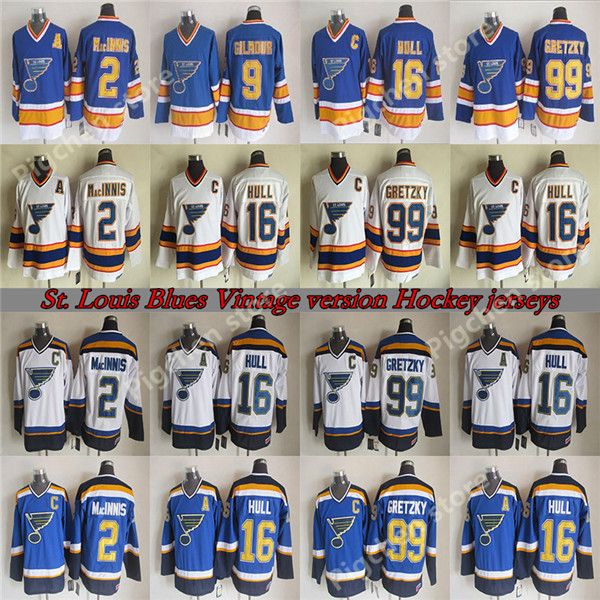 men's st louis blues ccm vintage jerseys 99 gretzky 16 hull 18 twist 2 macinnis 9 gilmour throwback retro hockey jersey, Black;red
men's st louis blues ccm vintage jerseys 99 gretzky 16 hull 18 twist 2 macinnis 9 gilmour throwback retro hockey jersey, Black;red
