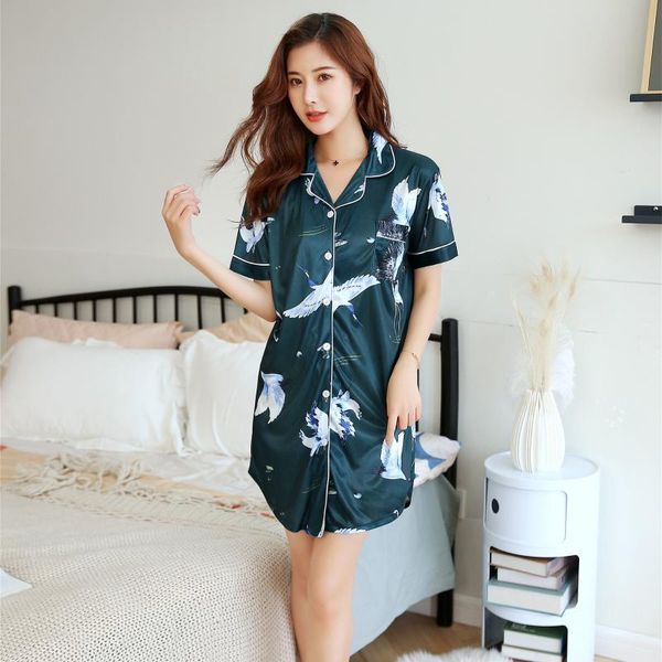 women nightgowns sleeping dress chiffon satin silk slippery lady's nightgown short sleeve lady's summer nightgown nightie, Black;red
women nightgowns sleeping dress chiffon satin silk slippery lady's nightgown short sleeve lady's summer nightgown nightie, Black;red