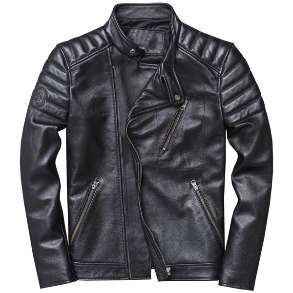 men's leather & faux 2021 black men diagonal zipper motorcycle jacket plus size xxxxl genuine cowhide spring short biker's coat
men's leather & faux 2021 black men diagonal zipper motorcycle jacket plus size xxxxl genuine cowhide spring short biker's coat