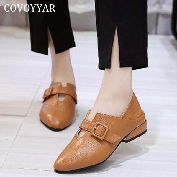 covoyyar 2020 vintage oxfords brogue shoes spring pointed toe buckle strap shoes women flats lace up basic black wfs4013
covoyyar 2020 vintage oxfords brogue shoes spring pointed toe buckle strap shoes women flats lace up basic black wfs4013