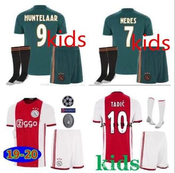 2019 ajax fc soccer jerseys kids kits + socks 19 20 camisa ziyech tadic huntelaar dolberg schone jerseys football shirts, Black
2019 ajax fc soccer jerseys kids kits + socks 19 20 camisa ziyech tadic huntelaar dolberg schone jerseys football shirts, Black