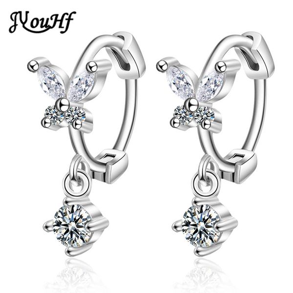 jyouhf sweet 925 sterling silver butterfly crystal drop earrings for women fashion silver rose gold color earring party jewelry
jyouhf sweet 925 sterling silver butterfly crystal drop earrings for women fashion silver rose gold color earring party jewelry