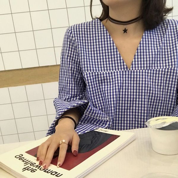 japan and south korea harajuku star pendant lace necklace short necklace female temperament wild collar clavicle chain, Silver
japan and south korea harajuku star pendant lace necklace short necklace female temperament wild collar clavicle chain, Silver